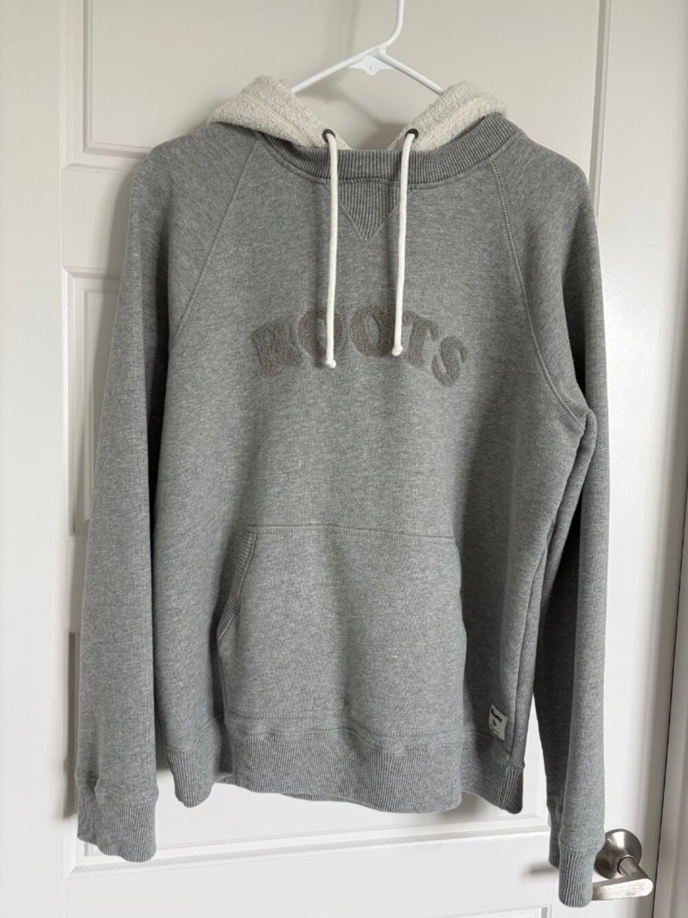 Roots Canada Women’s Original Kanga Hoodie Grey L Like New